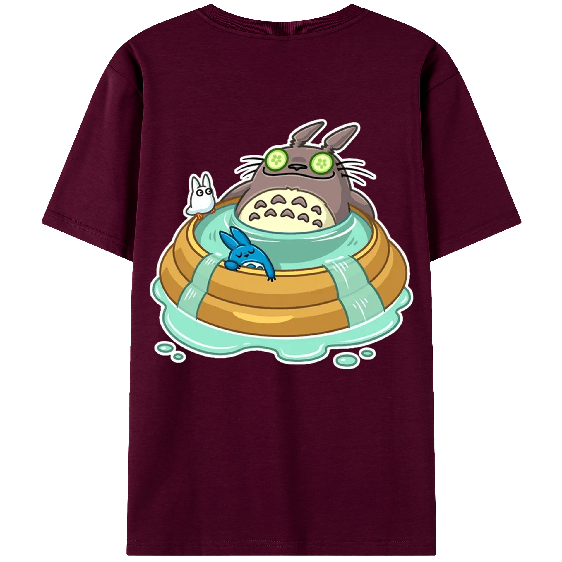 （画像用） となりのトトロ 草壁メイ 草壁サツキ My Neighbor Totoro Satsuki Kusakabe Mei Kusakabe レディース半袖Tシャツ(バックプリント)